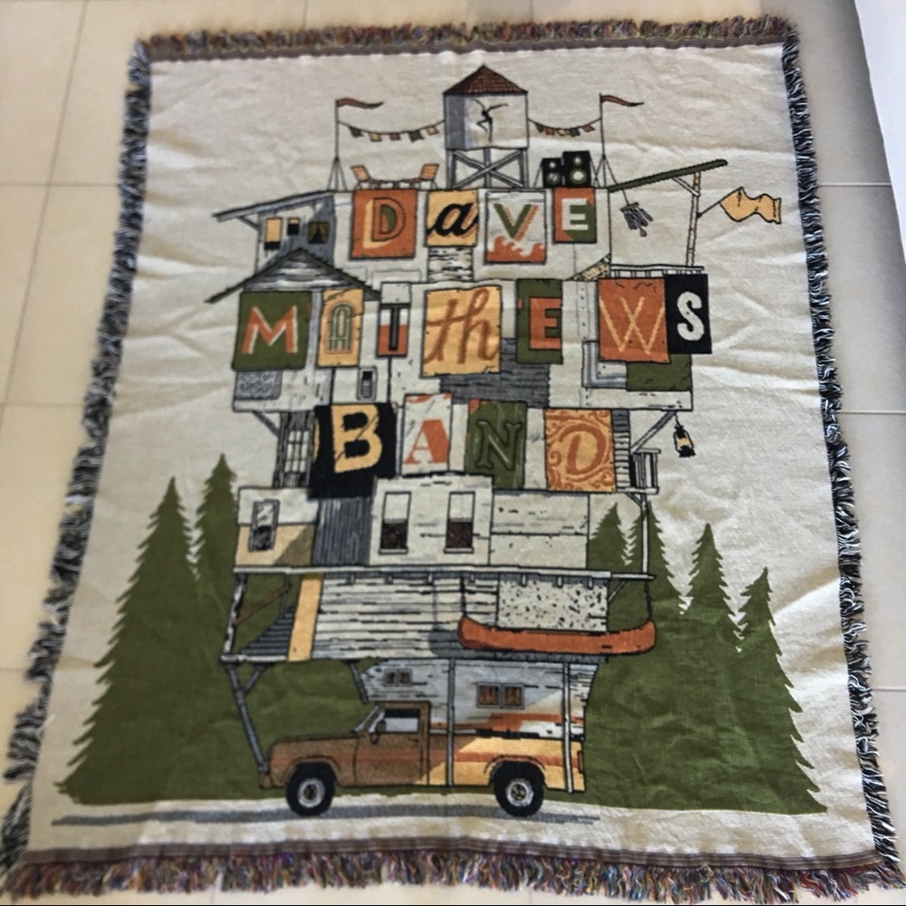 Dave Matthews Band Concert Blanket